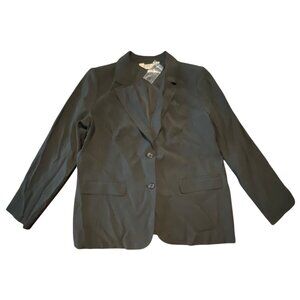 Candace Cameron Bure Womens Black Blazer MP 2-Button Business Casual Jacket NWOT